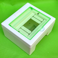 Electrical Distribution Box 6 Ways Circuit Breaker Box Wall Mounted Open Box- High Quality Pure ABS Plastic. 