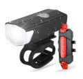 USB Rechargeable Bi-Cycle Light Set Front Light and Back Light Tail Light Easy to Install 3 Modes Bicycle Accessories for the Bicycle. 