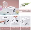 Cube Timer Kitchen Timer Time Management Timer Gravity Sensor Flip for Time Management and Countdown 25-5-45-15 Minutes. 