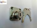 DRAWER LOCK 138-22 (19MM-3/4 WITH TWO COMPUTERIZED BRASS KEY. 