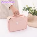 Amamia Cosmetic Bag Convenient Cosmetic Organizer Bag Travel Wash Bag. 