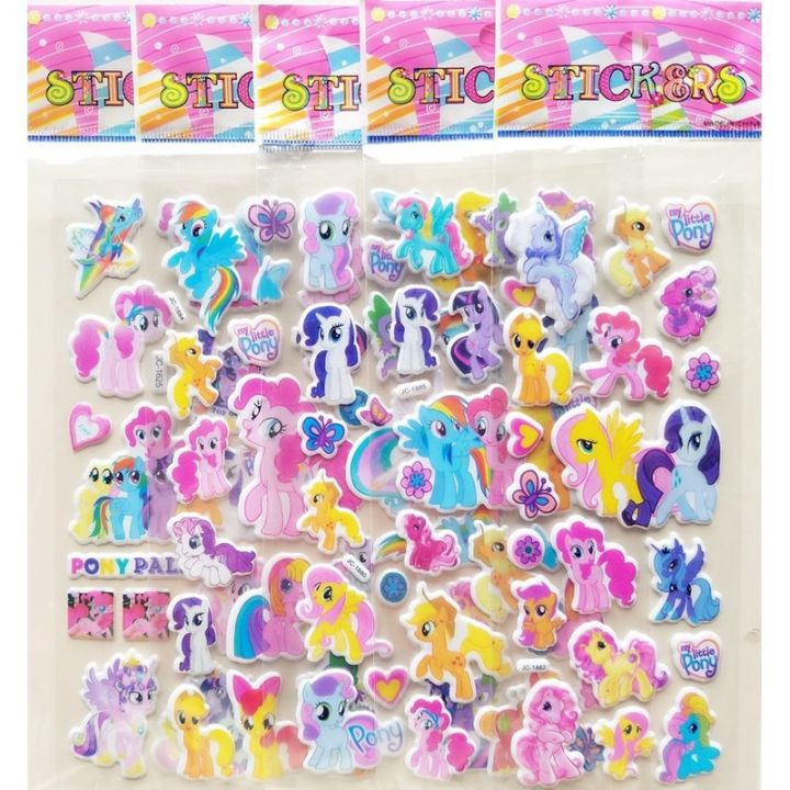 Ready%20Stock%20My%20Little%20Pony%203D%20Stickers%20PVC%20Affixed%20Sticker%20Girl%20Toys%20Gift%20-%20Image%202