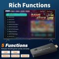 M8 LITE 64G Wireless Retro Game Stick, Retro Game Console 4K with 20000+ Plug & Play Video Games,12 Emulator Consoles,4K HD Output for TV,Dual 2.4G Wireless Controllers - 2.4G Gaming Controller with Stick (2 Controller, 1 Game Stick). 
