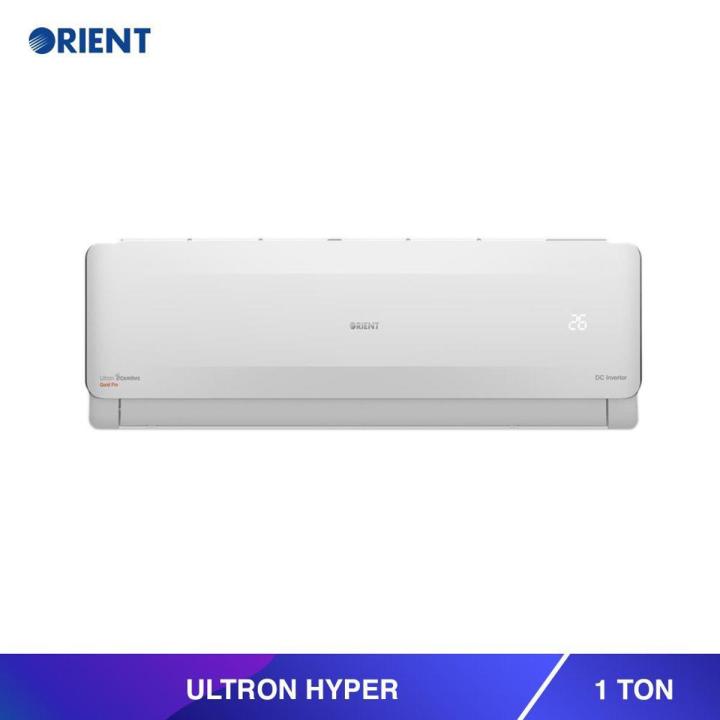 Orient split Hyper -1 Ton Ultron Hyper DC Inverter AC Gold Fin Built-in Wifi (FREE INSTALLATION FOR ALL OVER KARACHI)