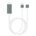 HDMI Conversion Cable Mirroring Cable Phone To TV HDTV Adapter Type-c With Screen Line For iPhone 11/ iPad/ Android. 