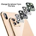 Phone Rear Camera Lens Protector Ring Cover Seconds Change for iPhone 11 Pro Max. 