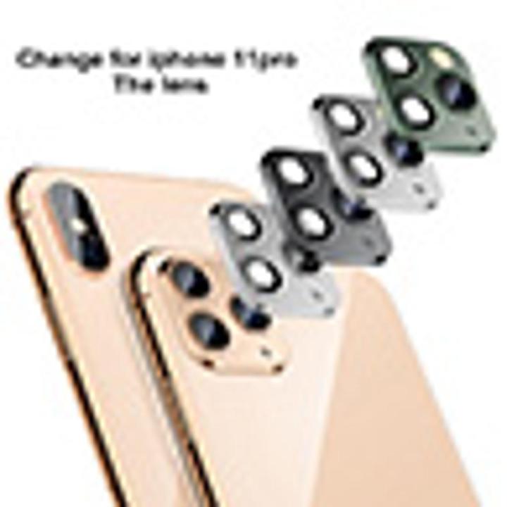 Phone Rear Camera Lens Protector Ring Cover Seconds Change for iPhone 11 Pro Max
