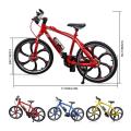 Topsky Mini Finger Mountain Bike，Extreme Sports Bicycle Model Metal Simulation Bike Toys，Cool Boy Creative Game Toy Set Collections，Decoration Crafts for Home. 