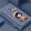 Casing For OPPO Reno 2F reno2 F reno 2 reno Phone Case Ultra Thin Electroplated Rainbow Beret Girl Soft Shell Silicone Shockproof Protective Cover Smooth Cover New. 