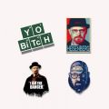 Breaking Bad Sticker Pack of 5/10/15/20/24 Stickers - Television Play Breaking Bad Stickers for Laptop  Funny Stickers for Laptops Computers Hydro Flasks Water Bottles. 