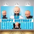 Boss Baby theme backdrop / BIRTHDAY THEME / DECORATION / BIRTHDAY decoration / panaflex / backdrop curtain for birthday / birthday accessories / party supplies. 
