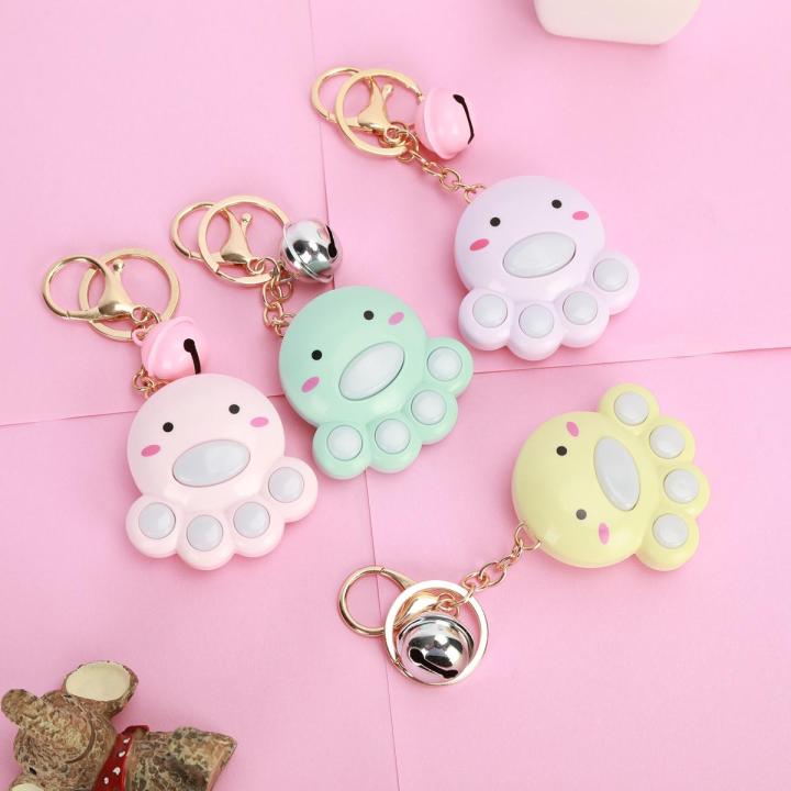 Childrenworld Game Keychain Built-in Bell Octopus Game Pendant