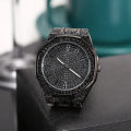 Trendy Diamond Watch For Men Stylish Stainless Steel Watch For Boys Luxury Watch For Gents. 