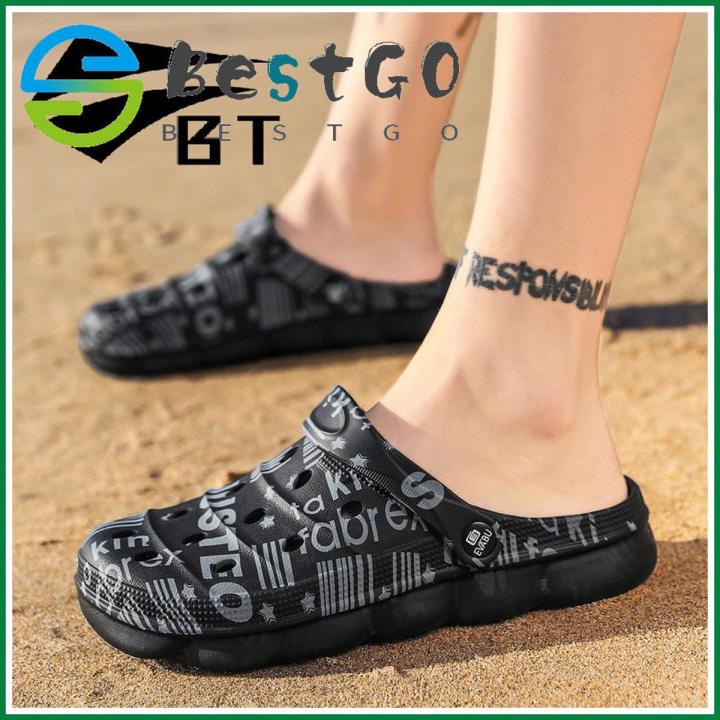 BestGO Sandals for Men on Sale Women Sandals Men Slippers Slippers for Women Hole Shoes Beach Shoes Two Wear Men Sandals Plus Size 36 45 Daraz.pk