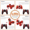 Squard Game RC Cars Stunt Car Toy Remote Control Car, Double Sided 360° Flips RC Car Toys Gift for Kids Boys Girls (Black). 