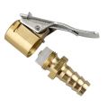 Universal Brass Air Pump Chuck Clip – Tire Inflator Valve Connector for Car, Bike, Truck, Air Pump Nozzle Adapter, Durable Clamp, Auto Repair Accessories, High-Pressure Compatible, Portable, Easy to Use, Ideal for Inflation Tools and Maintenance. 
