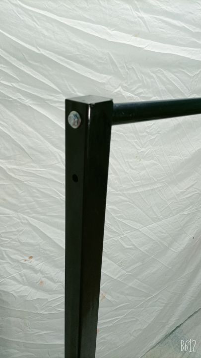 Steel%20Color%20Coated%20Cloth%20Hanging%20Trolley%20Stand%20with%20Wheels%20in%206%20Ft%20-%20Image%206