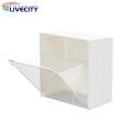 Transparent Storage Case Waterproof Wall Mounted Bathroom Storage Container. 