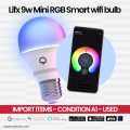 Lifx RGB Smart wifi led bulb 9 Watt 800 Lumens Temp 1500K to 9000K - high quality branded import items condition used. 