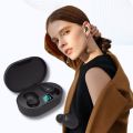 E6S TWS Wireless Bluetooth Headset Waterproof Noise Cancelling LED Earbuds with Mic Wireless Headphones Bluetooth Earphones. 