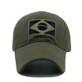 Men Baseball Cap, Embroidered Brazil Flag Tactical Caps , Outdoor Sports Casual Fishing Travel Hats. 