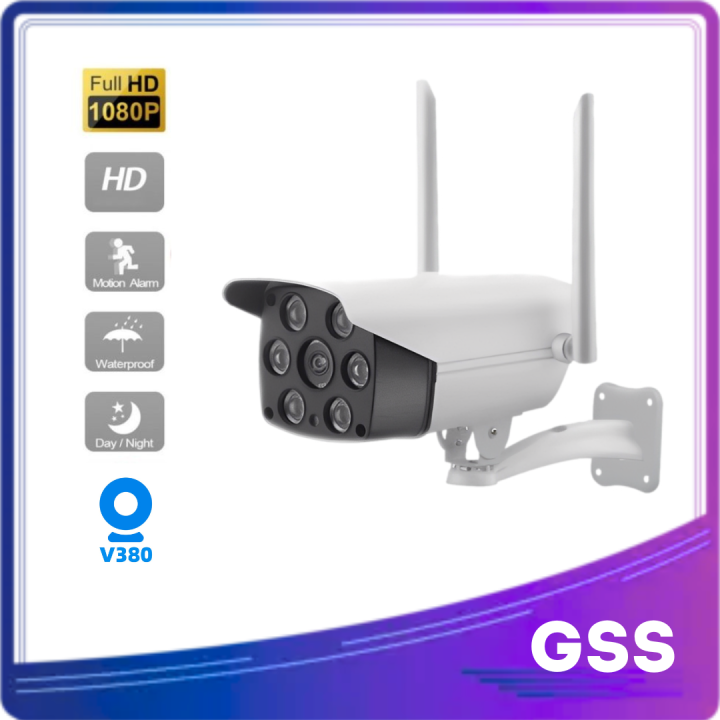 GSS K6 Wifi Camera - Wifi Smart Camera - CCTV Camera Wifi - Home Security Camera - Smart Camera Wifi - CCTV Wifi - Outdoor Security Cameras - Outdoor CCTV Camera - Outdoor Camera Wifi - Camera CCTV - Security Camera For Home Wifi