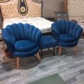 customize Royal bedroom chairs set 10 years guarantee foam and structure imported fabric all colours customize available. 