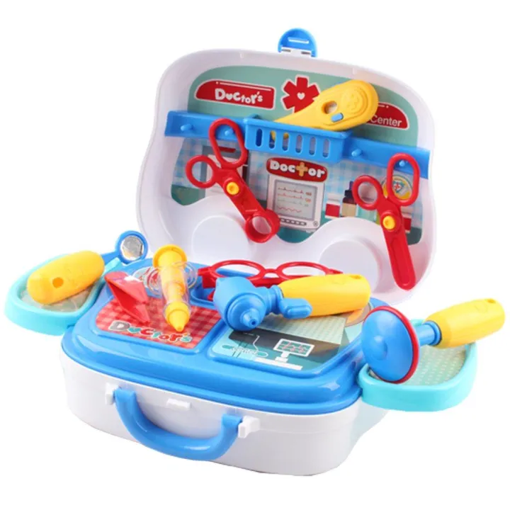 Doctor%20Kids%20Medical%20Center%20Hospital%20Convertible%20Mini%20Carry%20Case%20Portable%20Role%20Play%20Set%20with%20Accessories%20-%20Image%203