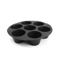 7/8 Inch Silicone Muffin Cake Cup Mould For Air Fryer 7 Cup Round Nonstick Muffin Cupcake Tin Tray Bakeware Mat Baking Tray Accessories 1p. 