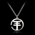 Mqchun Stainless Steel Rock Band Black Veil Brides Necklaces Veil Brides Bvb Merch Fob Logo Men Women Fans Necklace. 