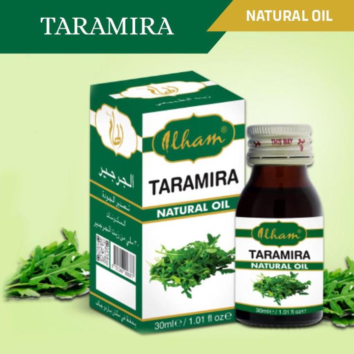 ILHAM  TARAMIRA OIL 30ML Premium Oil - Pure & Natural Oil - Skin Care Face Glow - skin tone - essential oils for skin - aromatherapy oil - high quality hair oil - Skin Care Beauty Serum - Herbal Oil - Pure glowing skin and acne Care Oil For Men and Women