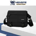 MENSPE Men Fashion Shoulder Bags Sling Chest Bag Cross Body Bags Messenger Bag Waterproof Cross Body Bag Large Capacity Sling Bags Simple Casual Sport Street Bag Student Teenager Bag. 