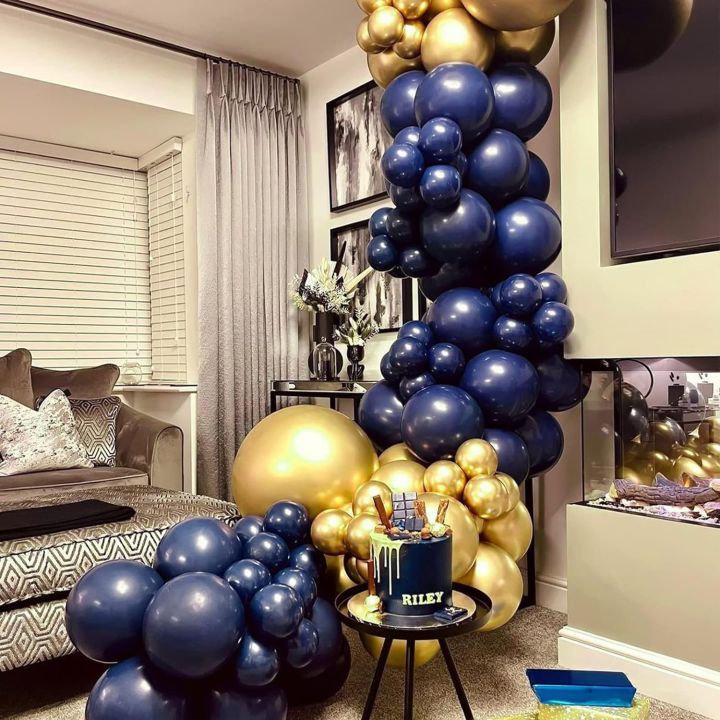 85%20pcs%209%20inch%20Matte%20Navy%20Blue%20Balloons%20without%20shinny%20for%20use%20birthday%20Backdrop%20Dull%20navy%20blue%20balloon%20Party%20Decorations%20for%20Birthday%20Wedding%20Baby%20Shower%20Anniversary%20Graduation%20Engagement%20matte%20balloon%20-%20Image%208