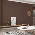 Brown Wallpaper Peel and Stick Wallpaper Vinyl Self Adhesive Decorative Film for Furniture Kitchen Counter Top Cabinets (12" X 60"). 
