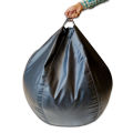 Relaxsit bean bag - Puffy Leather Bean Bag – Versatile Comfy Bean Bag for Lounge and Bedroom – Bean bag for adults   - Water-Repellant Dim. 110x80cm. 