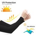 2pack（1Pair) Compression Arm Sleeves Cooling Sun UV Protection Arm Cover with Anti-Slip Design for Outdoor Sports Golf, Basketball Sleeves for Men & Women to Cover Arms. 