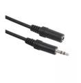 5 Meter - 3.5Mm Male-To-Female Aux Audio Extension Cable - Black. 