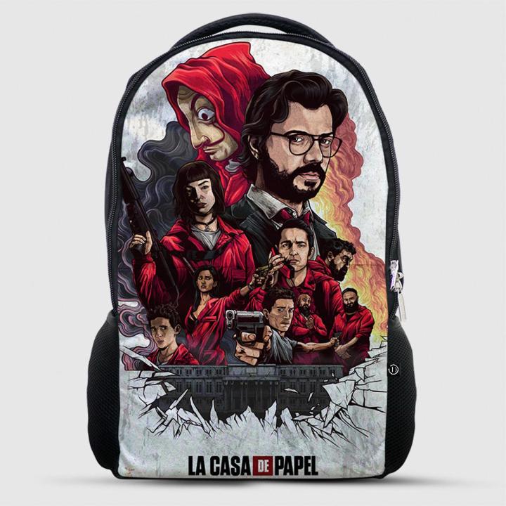 Money Heist 03 Business Travel Backpack, Matein Laptop Backpack