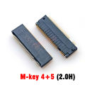 1PCS For LTK Connector SSD Interface NASM0 S6701 TP20 NGFF Slot M.2 Seat M - KEY 2.0 H 4 + 5 Type 3.0H H3.2 H4.2 H4.8 H6.5 H8.5. 