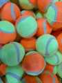 Super Duper Bouncy Sporty Cricket and Tennis Green Orange Ball. 