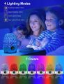 Night Light Bluetooth Speaker, Eyesound 3D Galaxy Table Lamp RGB Colour Changing LED,Bedside Lamps 3000mAh Battery with Remote Control,Desk Nightlight for Bedroom Living Room,Gift for Baby Kids Adults. 