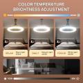 Durable Ceiling Fan Versatile Convertible Modern LED Light Fan Smart  efficient Fan for Bedroom Living Room Home Comfort Cooling Solutions Interior Decor. 