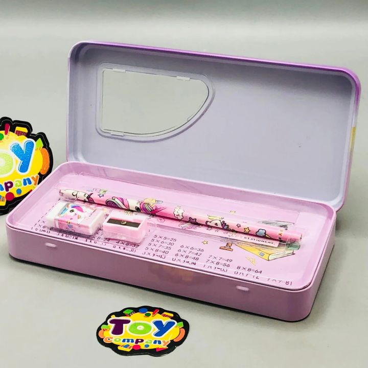 Geometry%20Pencil%20Box%20with%20Calculator%20for%20Boys%20&%20Girls%20Calculator%20Geometry%20Box%20with%20Magnetic%20Buttons%202%20Compartments%20Pencil%20Box%20for%20Kids%20with%20Built-in%20Calculator%20&%20Sharpener%20Random%20Design%20Double%20Side%20Open%20School%20Stationery%20Storage%20Box%20-%20Image%203