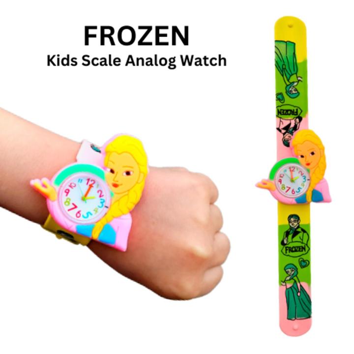 Kids Cartoon Watch Scale Strip Bendable Kids Watch- Boys & Girls