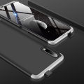 Huawei Y9s 2019 GKK Full Coverage 360 Protection Mobile Phone Back Cover Case - Silver & Black. 