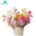 Green Home Artificial Sunflower Non-Withered Long Branch Artificial Flower DIY Bridal Hand Bouquet. 