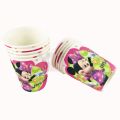 Minnie Mouse Theme Paper Cups - Paper Cups - Pink Color - Pack Of 10. 