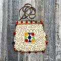 Multicolour Purse Hand Bag crafted with Embroidery & Sequins by ZENZ Sindhi Traditional Wear Embroidered Pouch. 