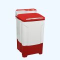 Mobi Gas MWM-565 Semi Automatic Washing Machine 10KG – Heavy Duty Plastic Body, Pure Copper Motor, Dual Spin, Blue / Red. 