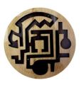 Circular Maze Ball Game For Kids Adults. 